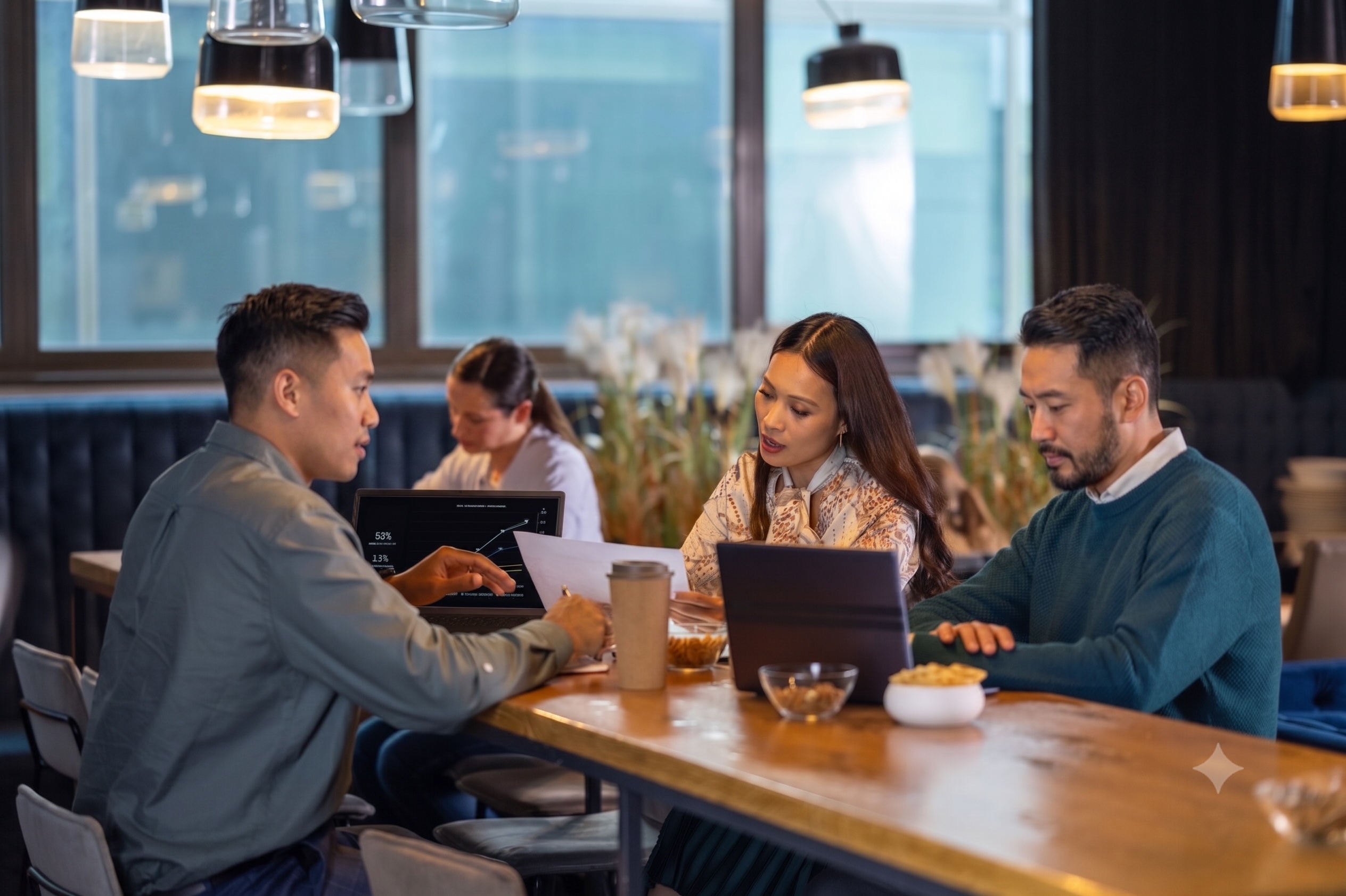 WizReg and Wizpresso team discussing a client workflow